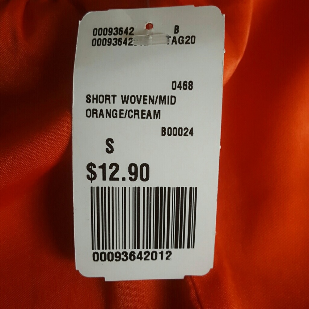Forever 21 Orange Silk Shorts - Picture 4 of 4